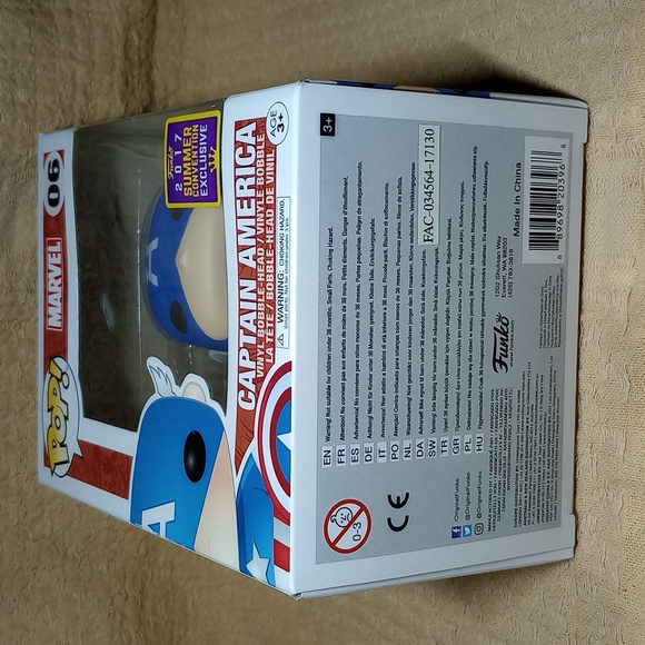 Funko Pop Captain America #06 Exclusive - Picture 4 of 4